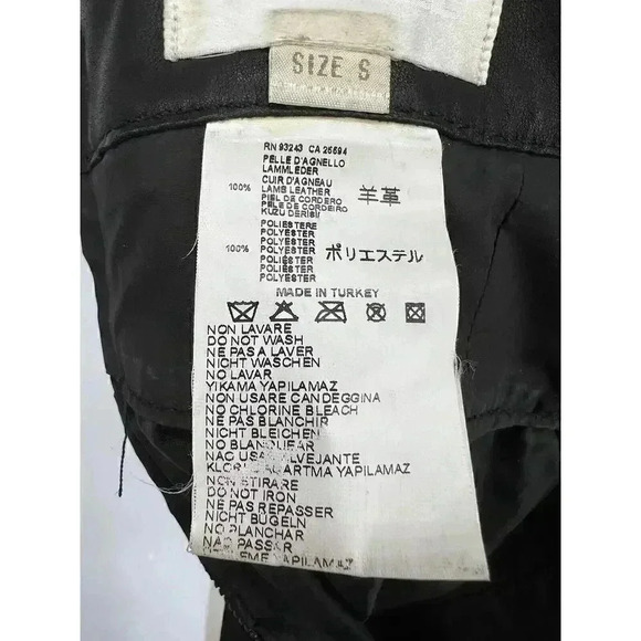 Diesel Womens 2000s y2k Moto Style Dress Black Leather Cargo Pockets Goth Grunge - Picture 13 of 16